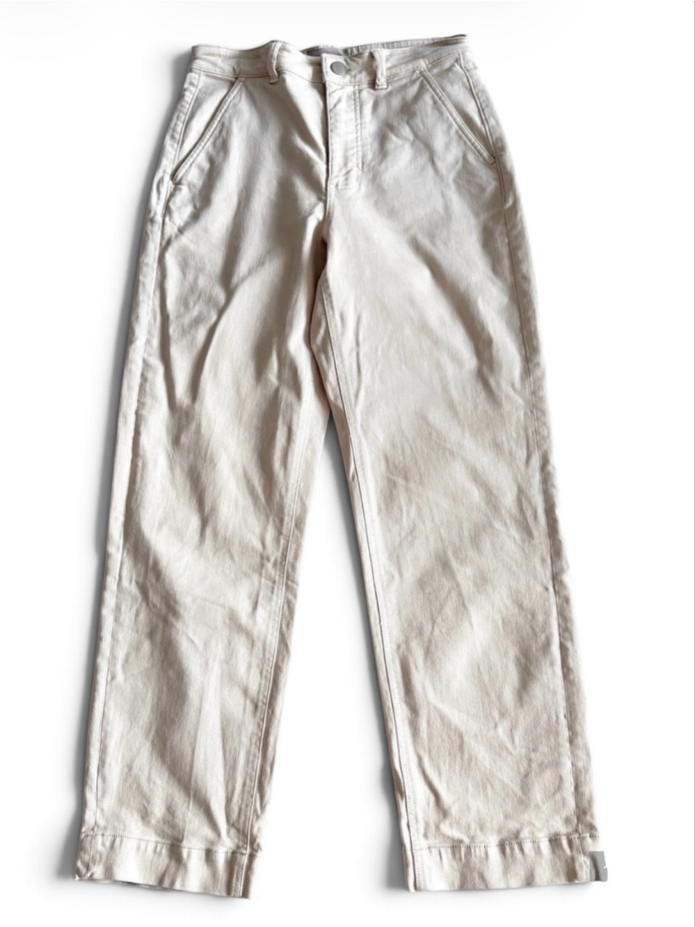 Everlane Women’s Cropped Straight Tall Chino SZ 4 Buttermom Gorpcore Cottagecore